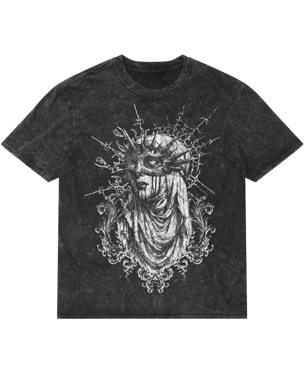 Acidwash Oversized T-shirt Front Design