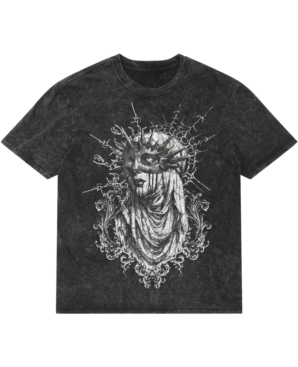 Acidwash Oversized T-shirt Front Design