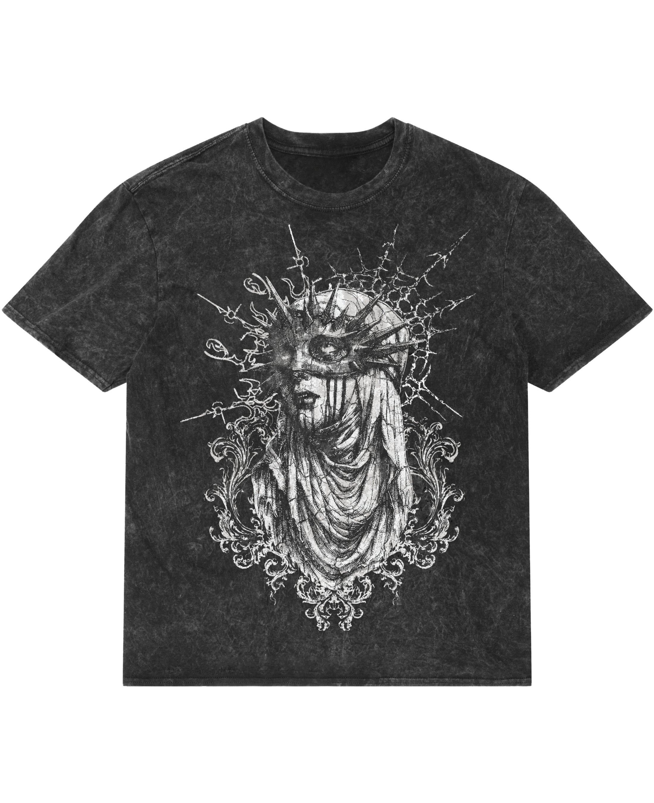 Acidwash Oversized T-shirt Front Design