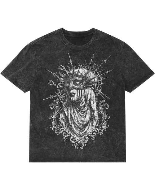 Acidwash Oversized T-shirt Front Design